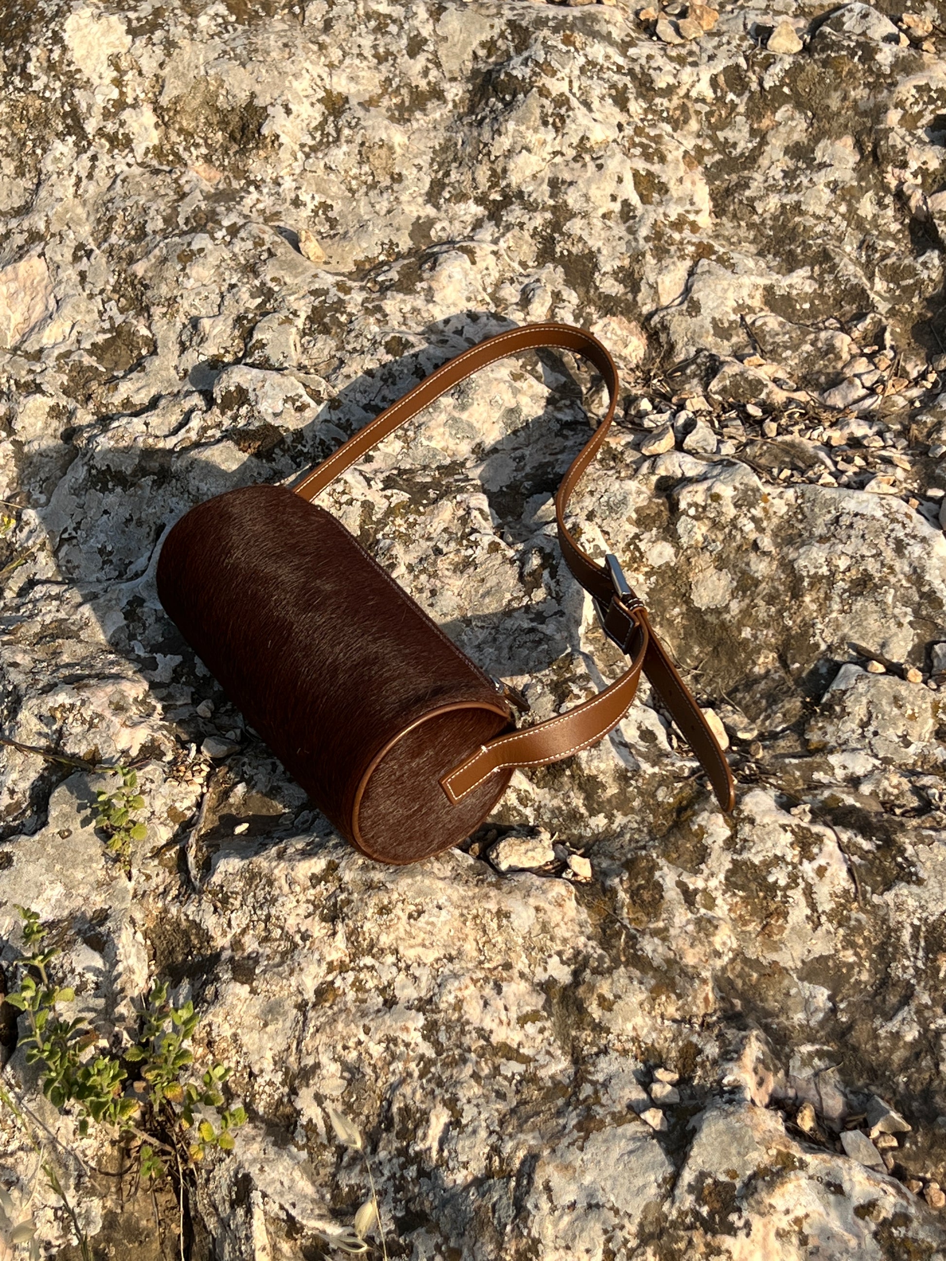 Bulles in Brown Calf Hair - darahamarneh