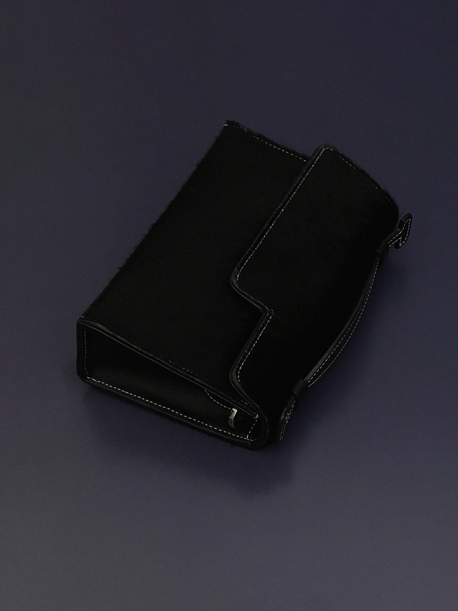 Valletta in Black Calf Hair - darahamarneh