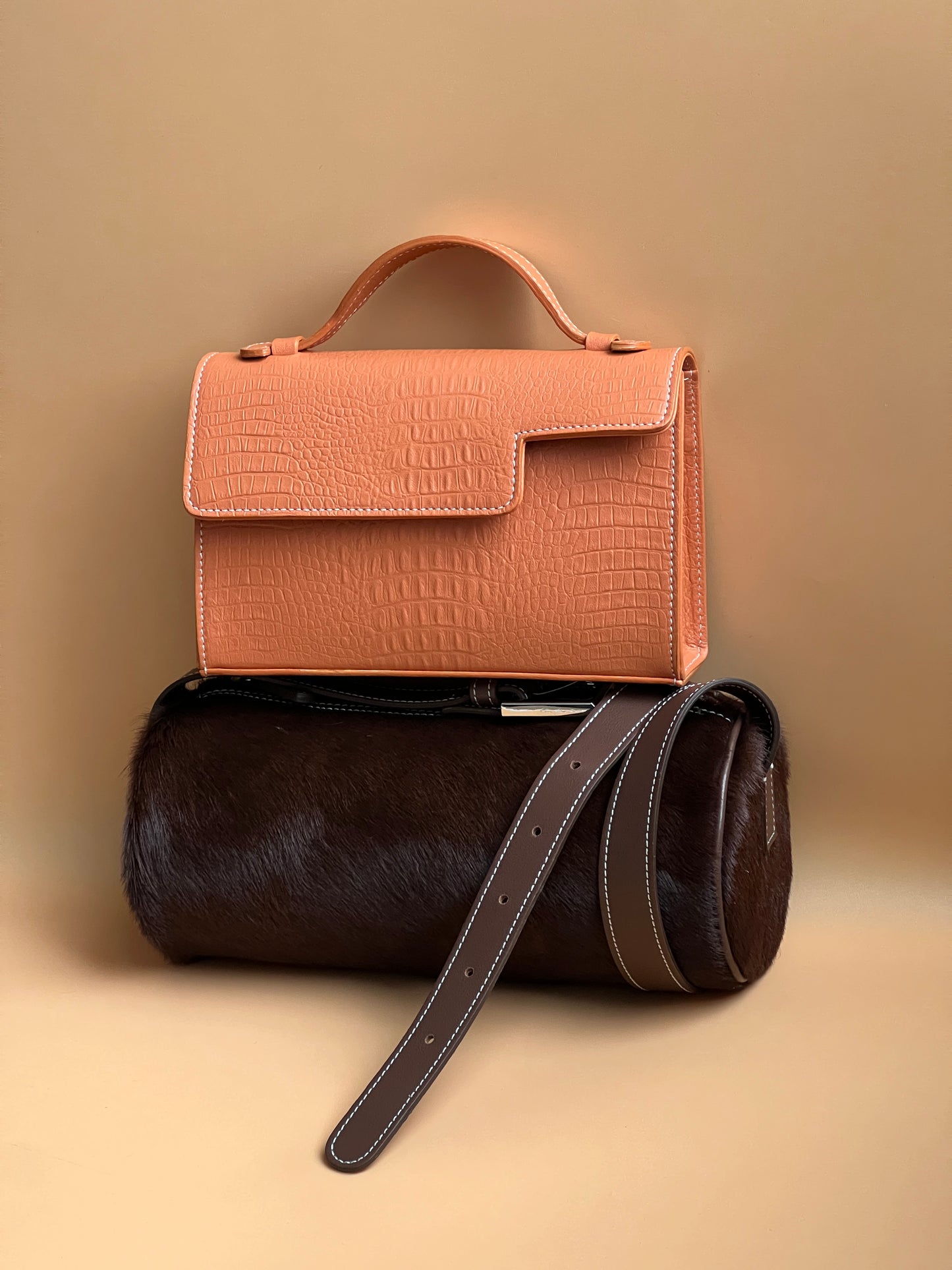 Bulles in Brown Calf Hair - darahamarneh