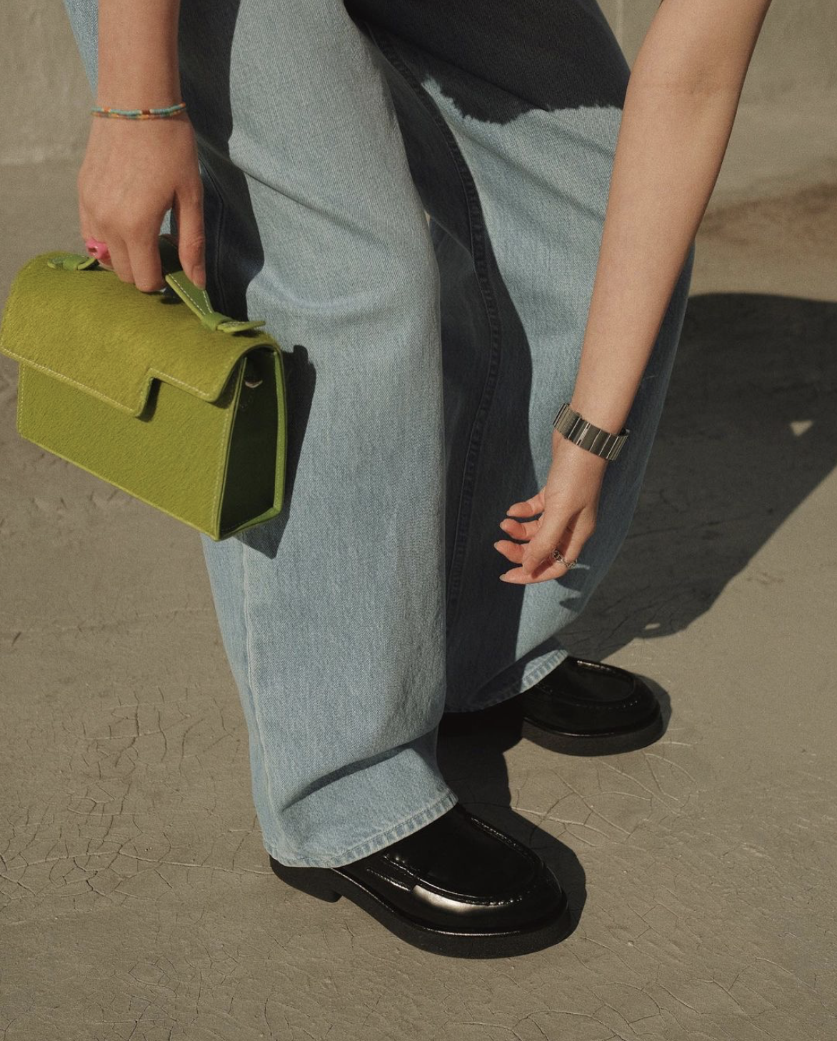 Valletta in Green Calf Hair - darahamarneh