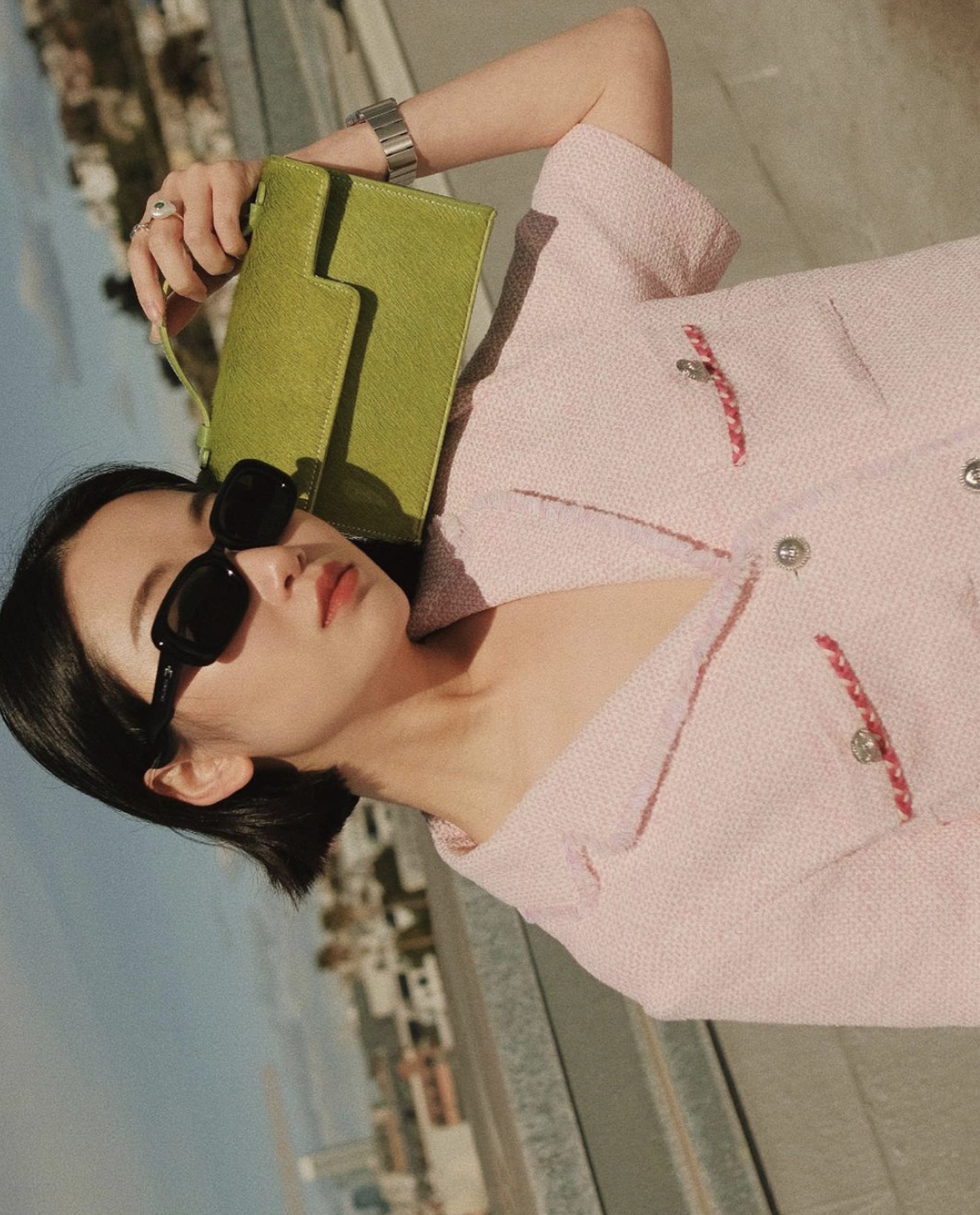 Valletta in Green Calf Hair - darahamarneh