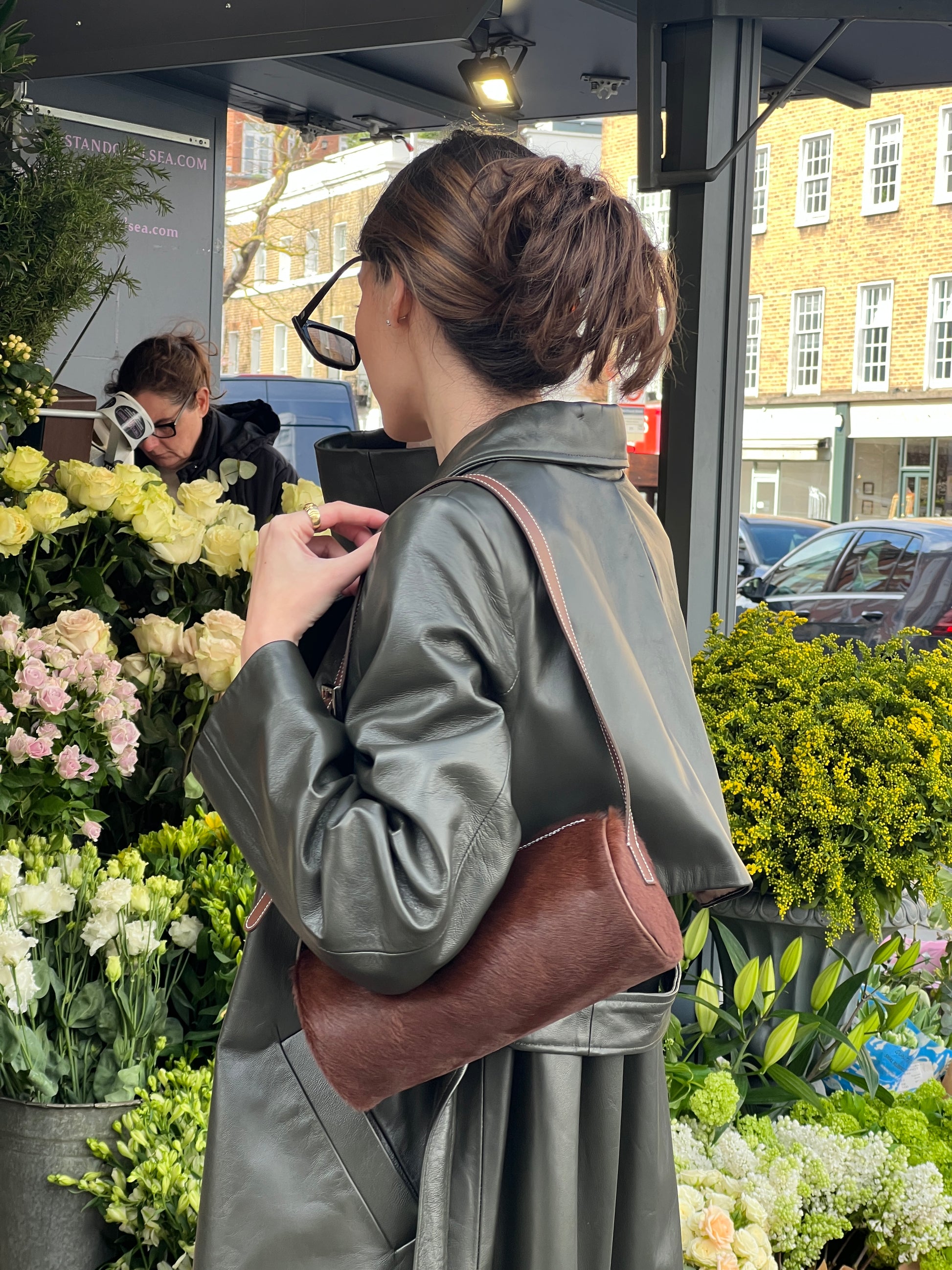 Bulles in Brown Calf Hair - darahamarneh