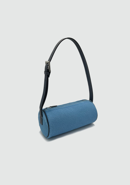 Bulles in Blue Calf Hair - darahamarneh