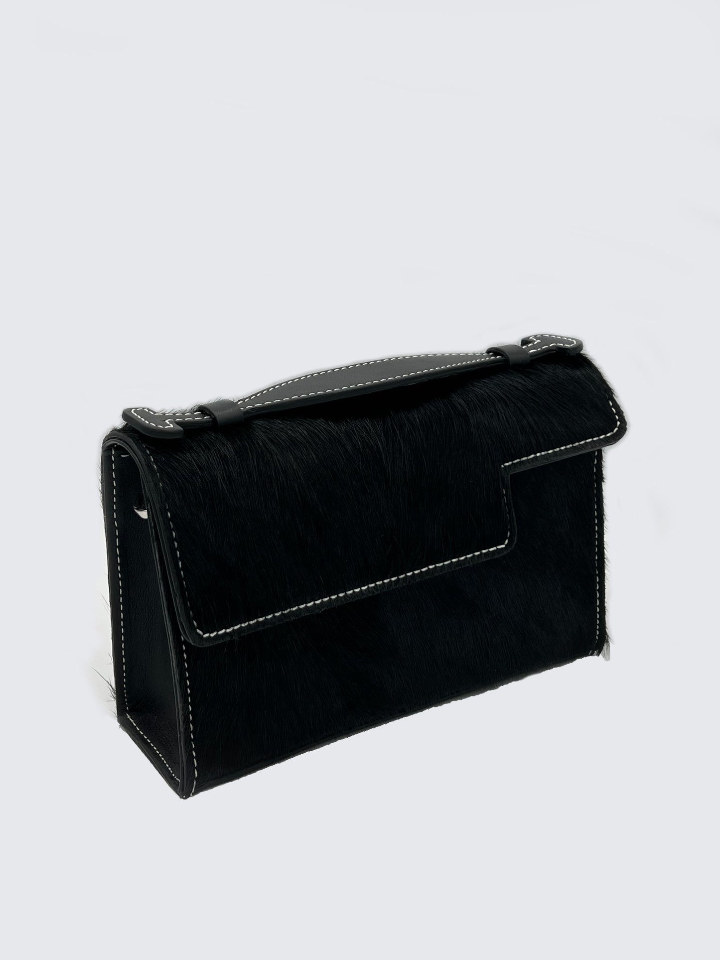 Valletta in Black Calf Hair - darahamarneh