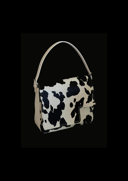 925 "L" in Cow Printed Calf Hair