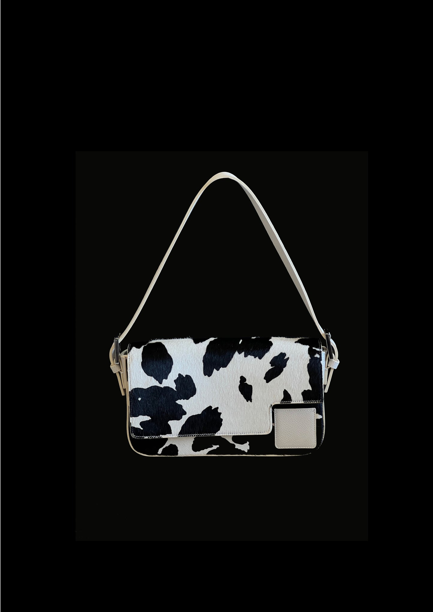 Baguette in Cow Printed Calf Hair