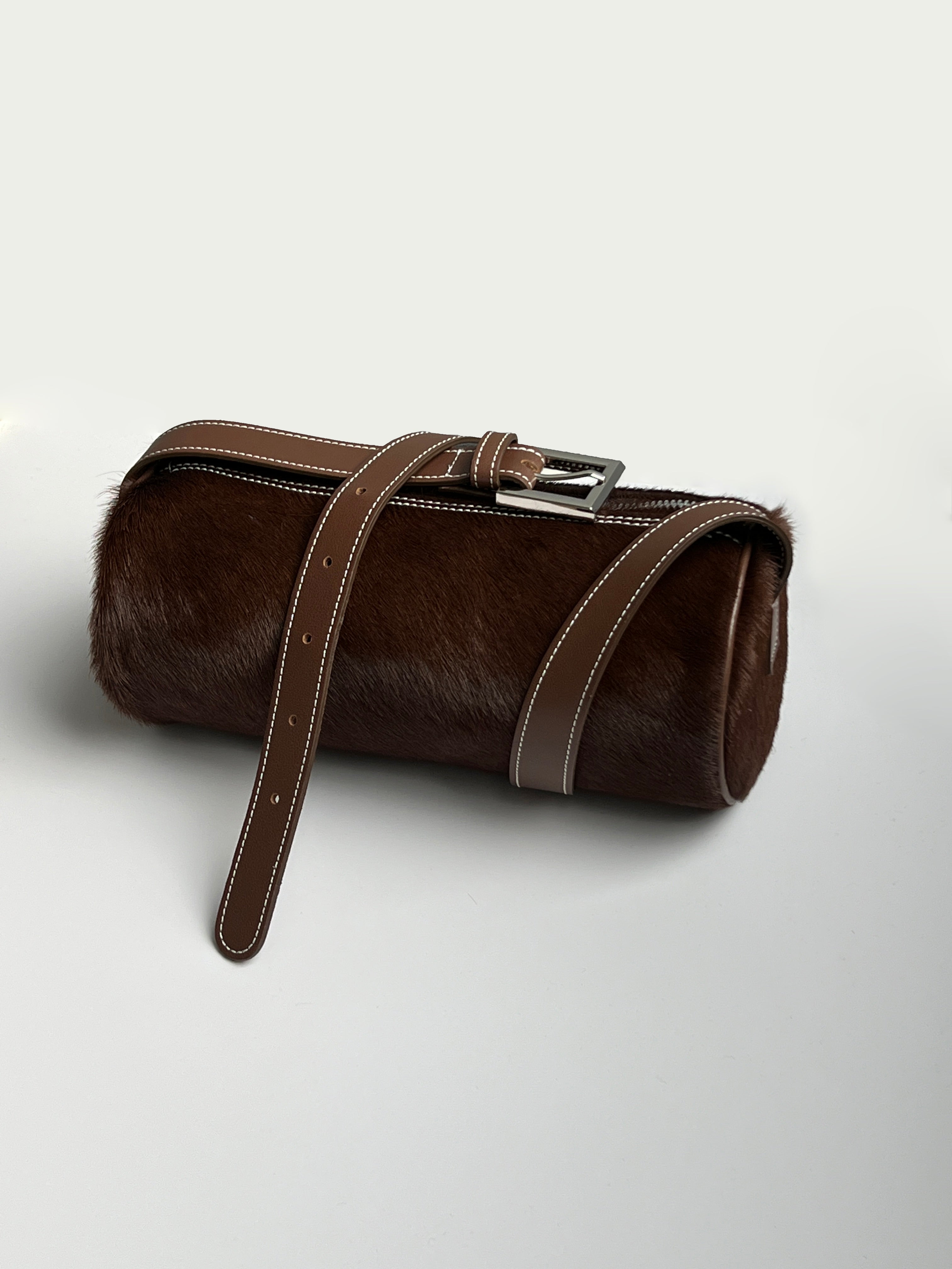 Bulles in Brown Calf Hair - darahamarneh